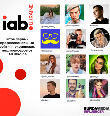 Українські інфлюенсери: хто в топі? Знає IAB Ukraine!