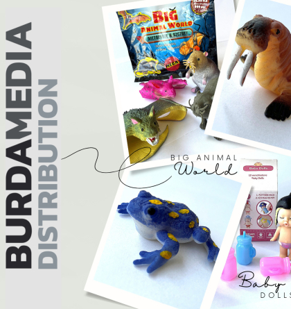 Burda Media вивела на український ринок колекцію іграшок Big Animal World і Baby Dolls